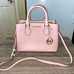 AUTHENTIC Michael Kors Ballet pink crossbody satchel handbag **NWT**